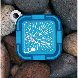 Cling Mag Grab Mini Toothy Trouble in Blue